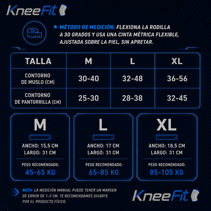 Rodillera de Compresión Ajustable